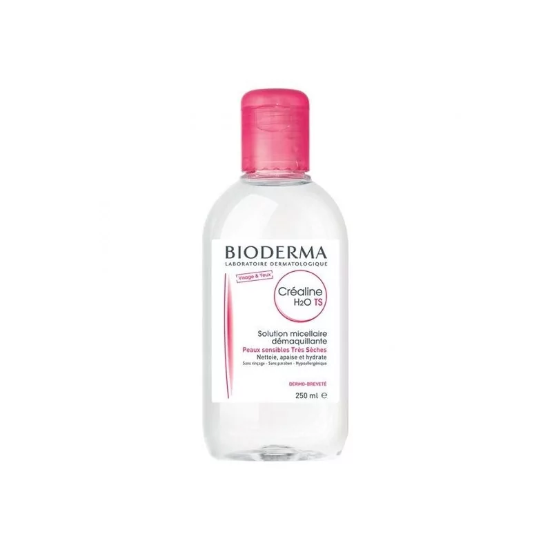 Micelární voda pro citlivou a suchou pleť Créaline H2O TS (Cleansing Micellar Water) Bioderma - 250 ml