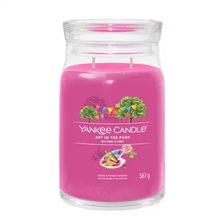 Aromatická svíčka Signature sklo velké Art in the Park Yankee Candle - 567 g