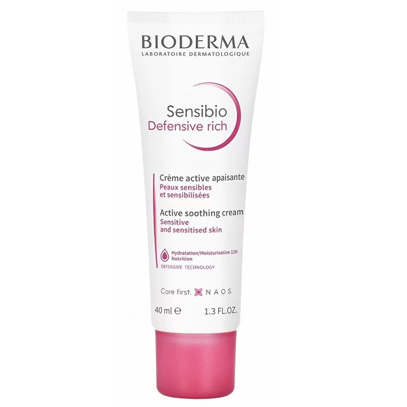 Zklidňující pleťový krém Sensibio Defensive Rich (Active Soothing Cream) Bioderma - 40 ml