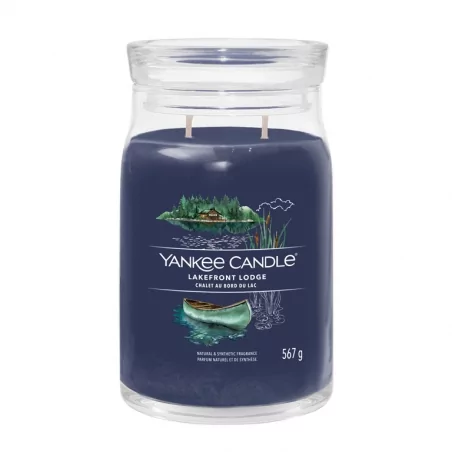 Aromatická svíčka Signature sklo velké Lakefront Lodge Yankee Candle - 567 g