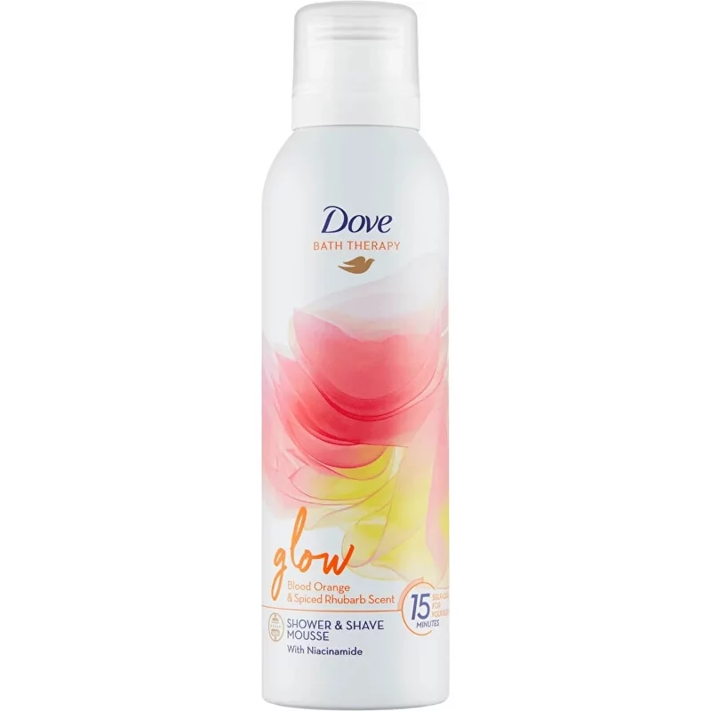 Sprchová a holicí pěna Glow (Shower & Shave Mousse) Dove - 200 ml