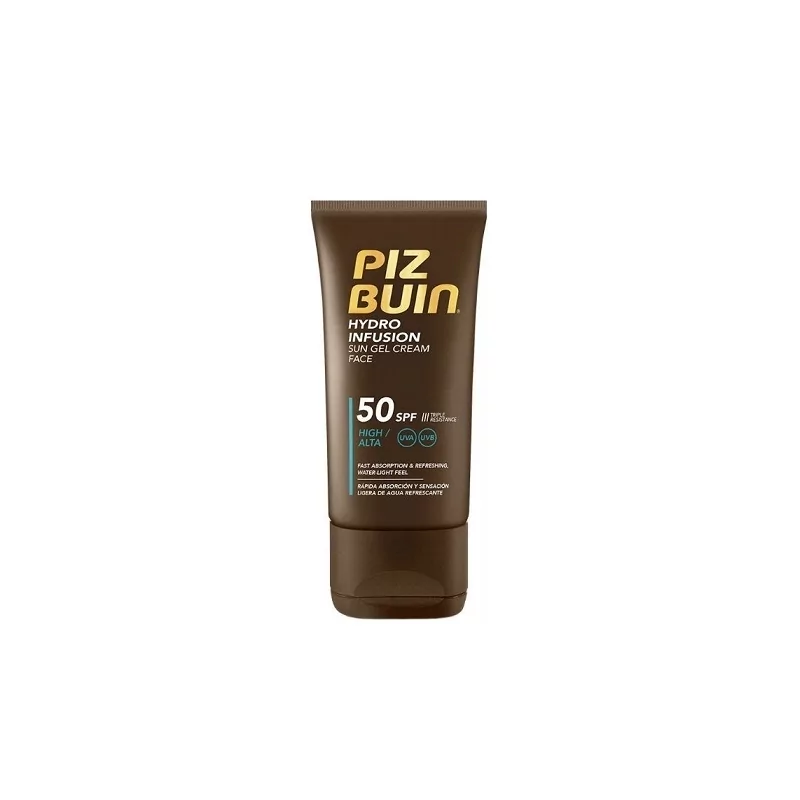 Opalovací gelový krém na obličej SPF 50 Hydro Infusion (Face Sun Gel Cream) Piz Buin - 50 ml