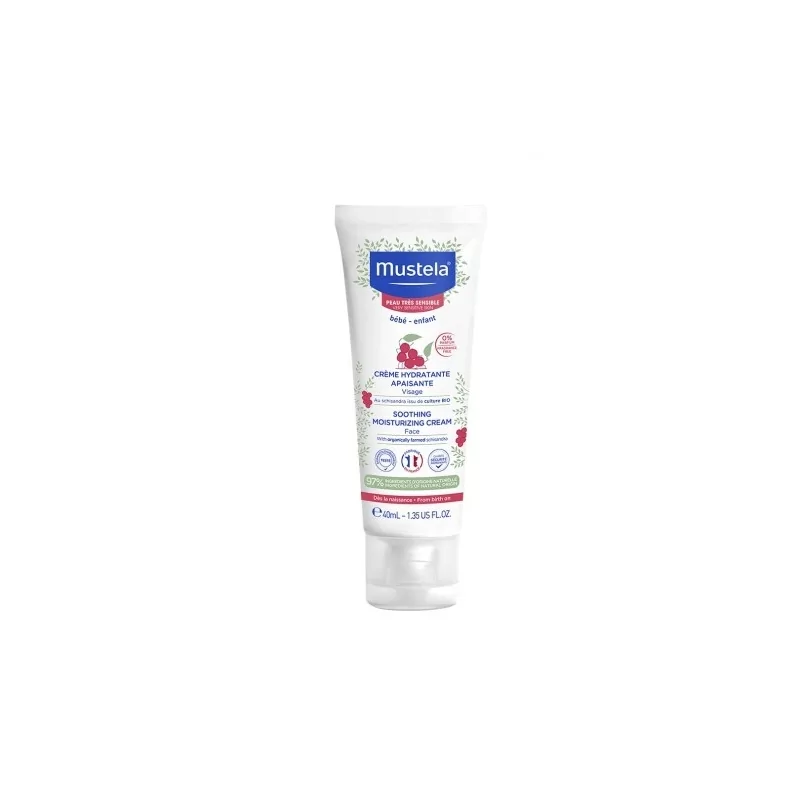 Dětský zklidňující hydratační krém na obličej (Soothing Moisturizing Cream) Mustela - 40 ml