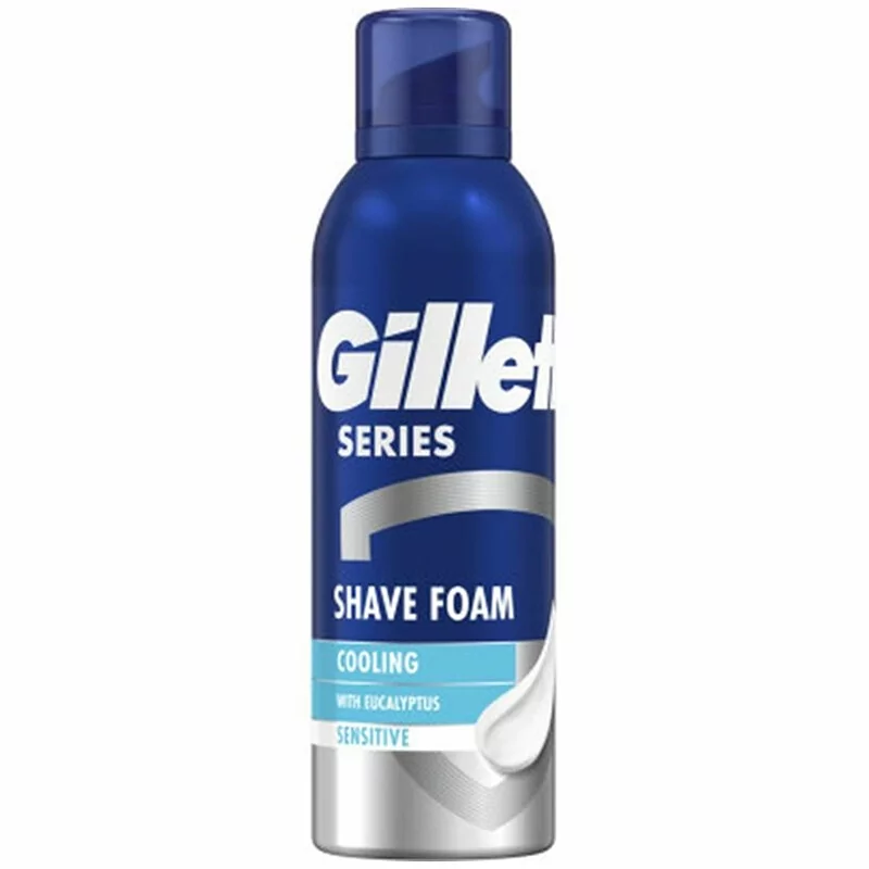 Chladivá pěna na holení Series Sensitive Eucalyptus (Cooling Shave Foam) Gillette - 200 ml