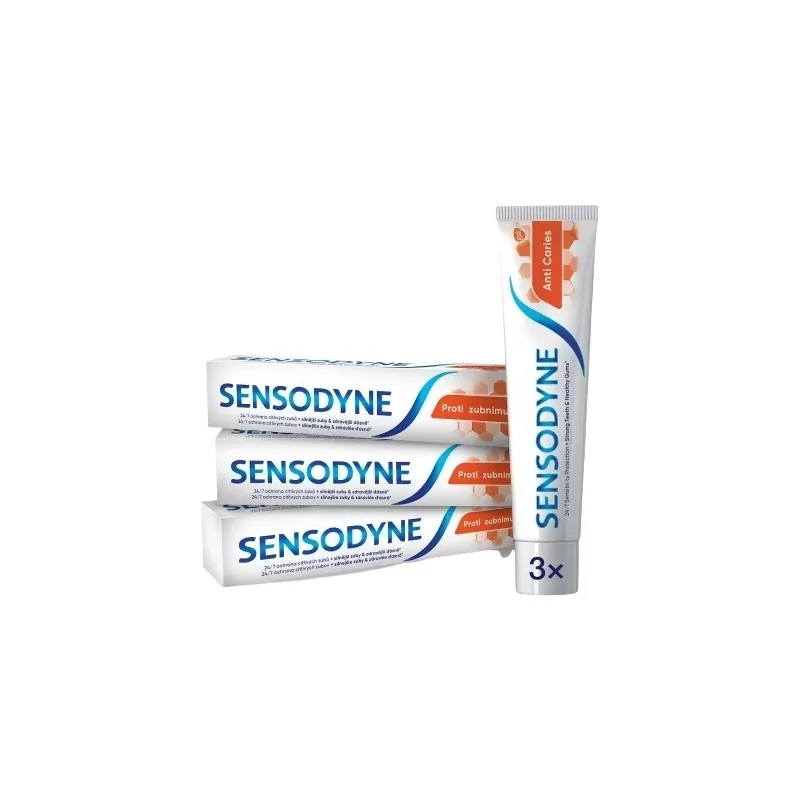 Zubní pasta Zubní kaz Trio Sensodyne - 3 x 75 ml