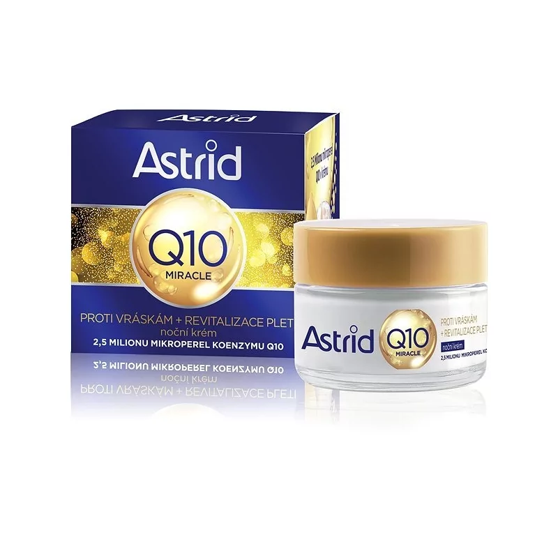 Noční krém proti vráskám Q10 Miracle Astrid - 50 ml