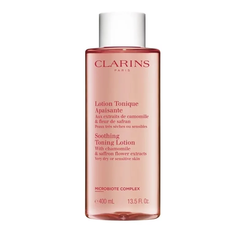 Zklidňující tonizační voda pro velmi suchou až citlivou pleť (Soothing Toning Lotion) Clarins - 400 ml