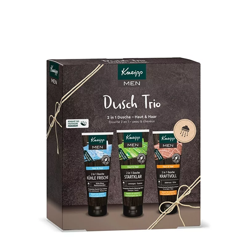 Dárková sada Sprchové trio pro muže Kneipp - 3 x 75 ml