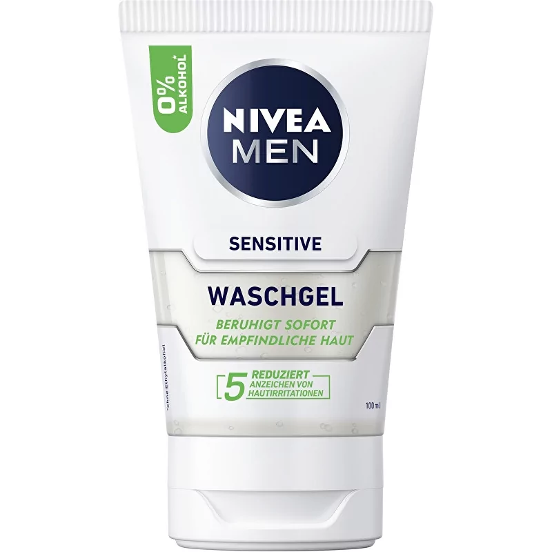 Čisticí gel Men Sensitive (Wash Gel) Nivea - 100 ml