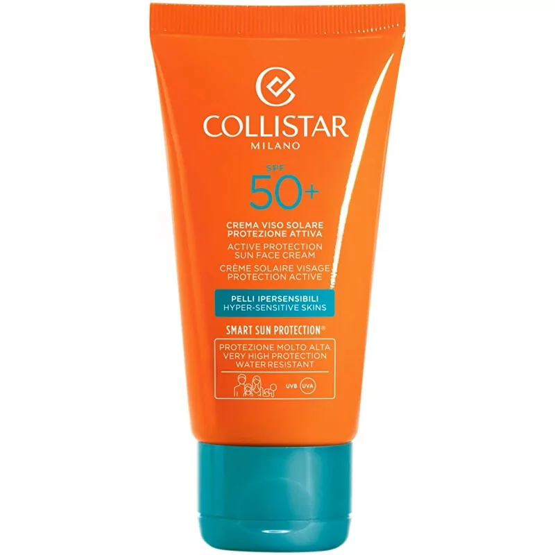 Opalovací krém na obličej SPF 50 Active Protection (Sun Face Cream) Collistar - 50 ml