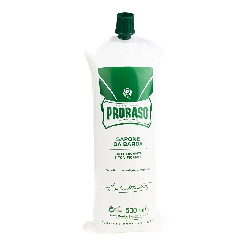 Osvěžující krém na holení Eukalyptus Proraso - 500 ml