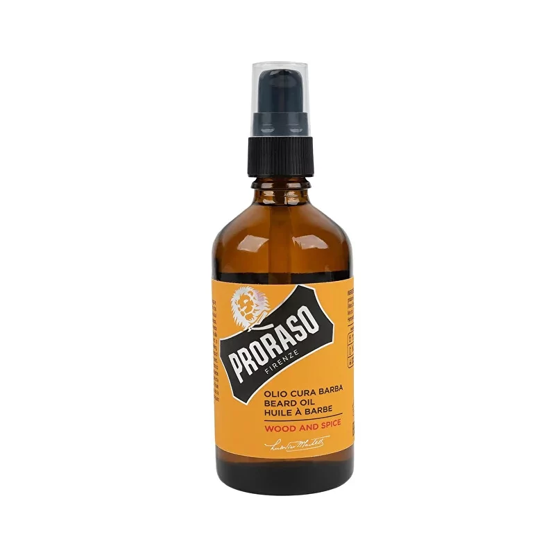 Olej na plnovous Wood & Spice Proraso - 100 ml