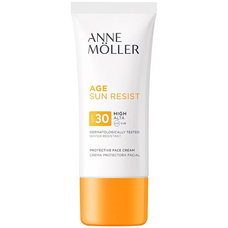 Krém na opalování proti tmavým skvrnám a stárnutí pleti SPF 30 Age Sun Resist (Protective Face Cream) Anne Möller - 50 ml