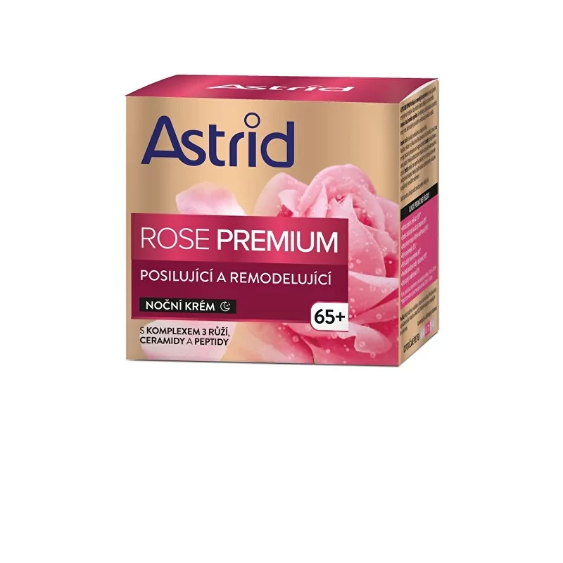 Posilující a remodelující noční krém Rose Premium Astrid - 50 ml