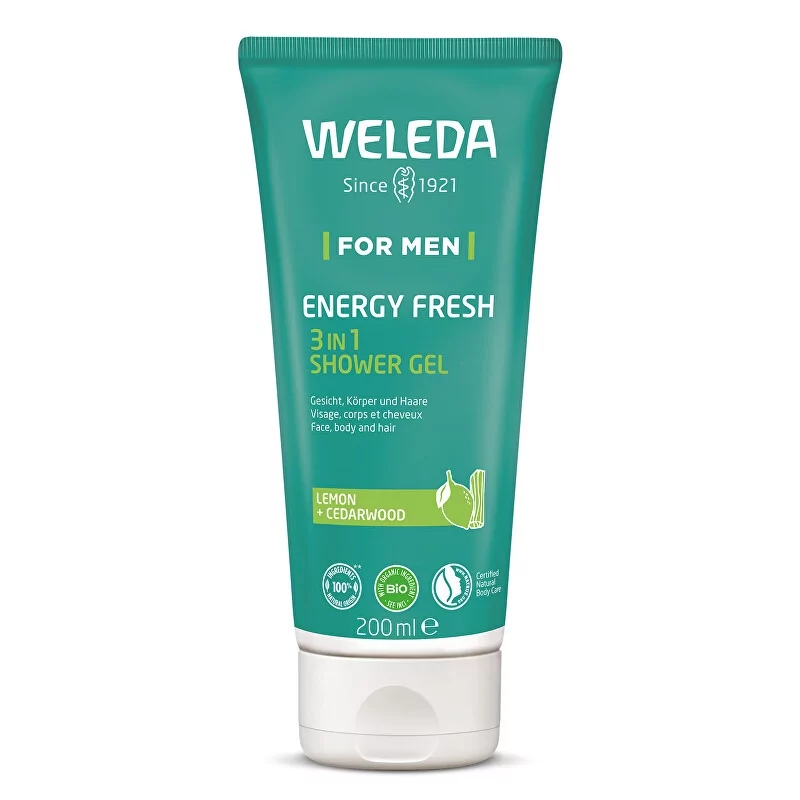 Sprchový gel Energy Fresh 3v1 (Shower Gel) Weleda - 200 ml