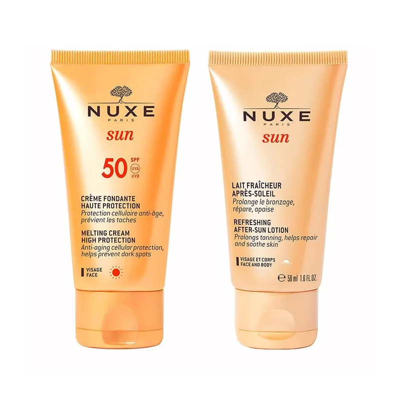 Dárková sada Sun Facial Melting Cream Nuxe