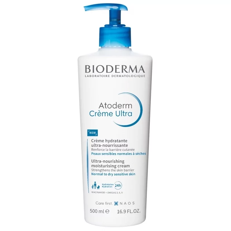 Ultra vyživující a hydratační tělový krém Atoderm (Ultra-Nourishing Moisturising Cream) Bioderma - 500 ml