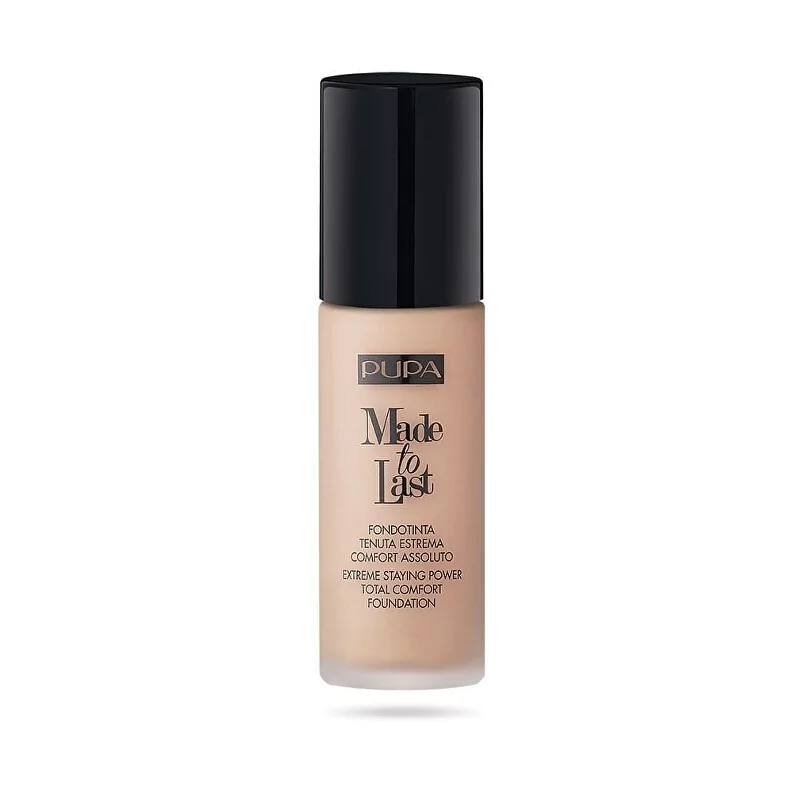 Dlouhotrvající tekutý make-up SPF 10 Made To Last (Total Comfort Foundation) PUPA Milano / Odstín: 040 Medium Beige - 30 ml