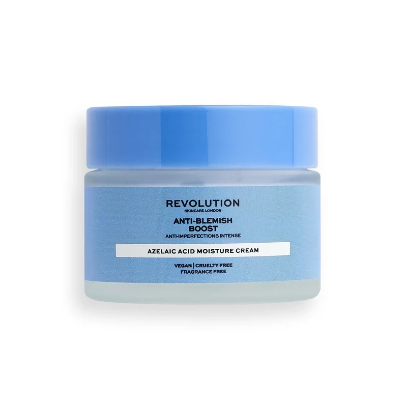 Zklidňující pleťový krém Anti Blemish Boost (Azelaic Acid Moisture Cream) Revolution Skincare - 50 ml