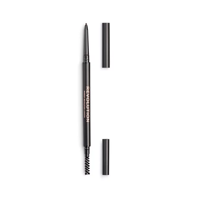 Precizní tužka na obočí s kartáčkem (Precise Brow Pencil) Revolution / Odstín: Dark Brown - 0,05 g