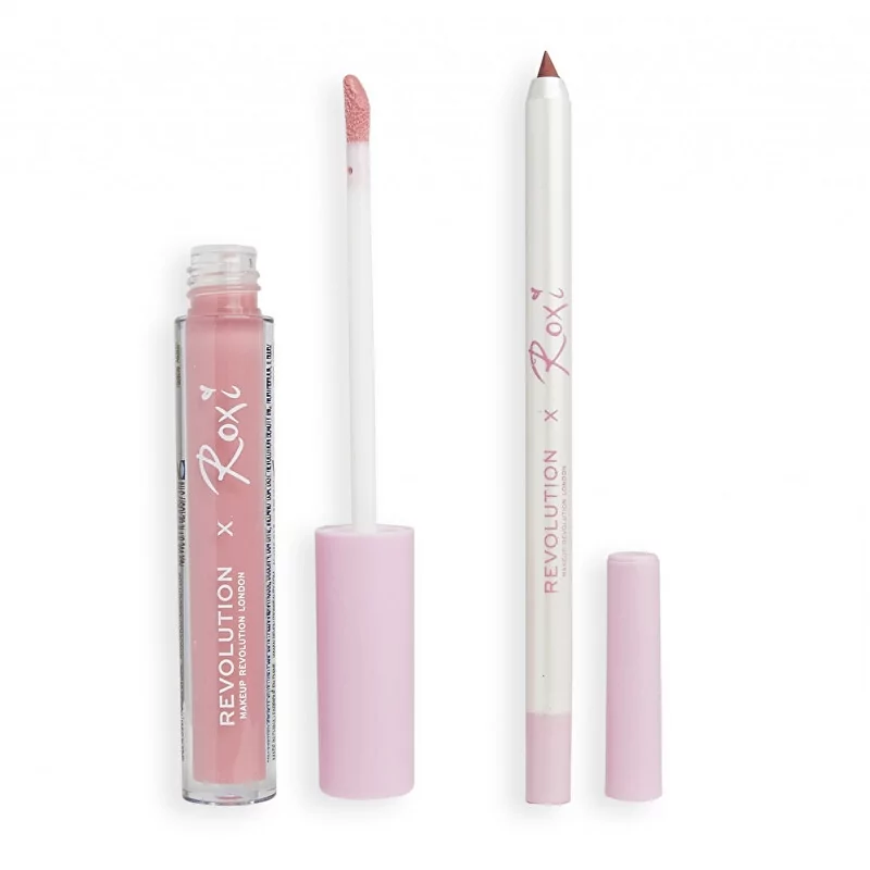 Sada na rty X Roxi (Cherry Blossom Lip Kit) Revolution