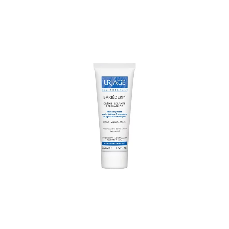 Ochranný a regenerační krém Bariéderm (Insulating Repairing Cream) Uriage - 75 ml