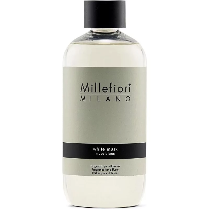 Náhradní náplň do aroma difuzéru Natural Bílé pižmo Millefiori Milano - 250 ml