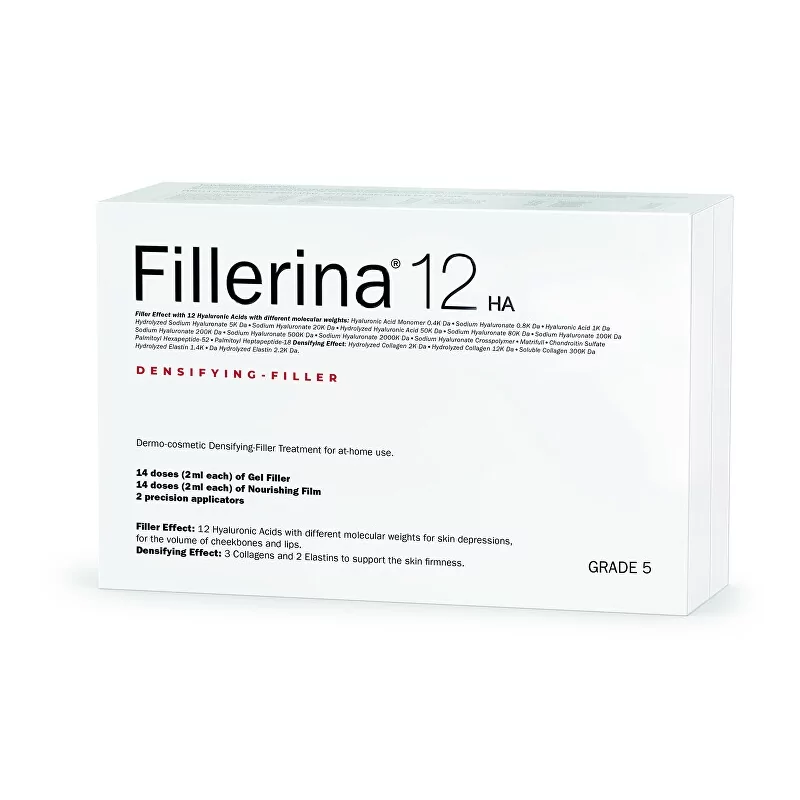 Péče s vyplňujícím účinkem stupeň 5 12 HA (Filler Treatment) Fillerina - 2 x 30 ml