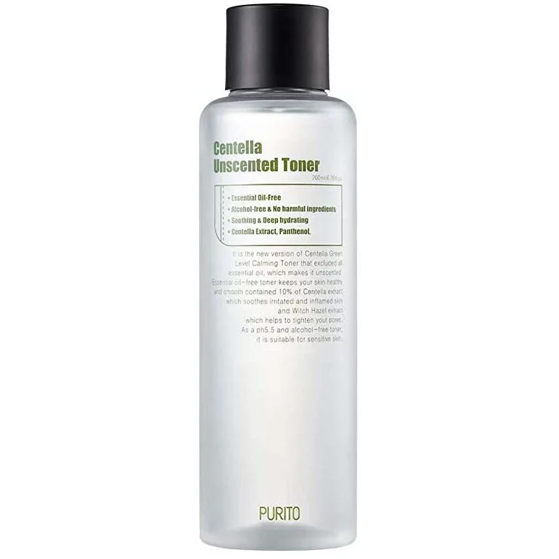 Neparfémované zklidňující tonikum Purito Centella (Toner) PURITO - 200 ml