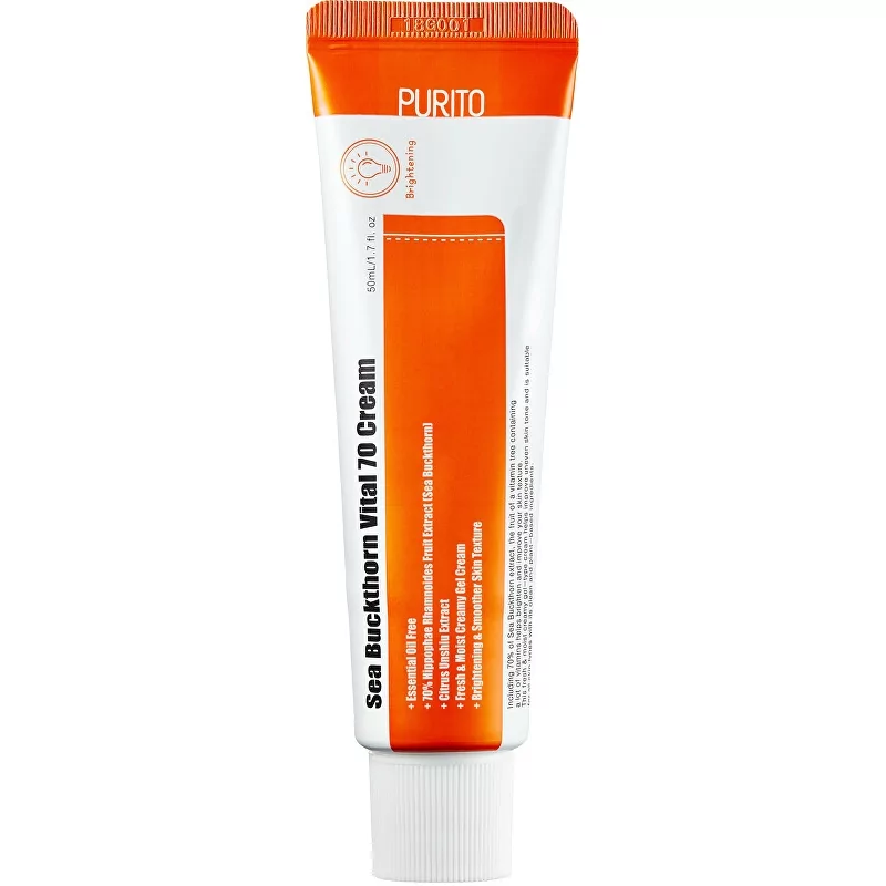 Rozjasňující pleťový krém Sea Buckthorn Vital 70 (Cream) PURITO - 50 ml