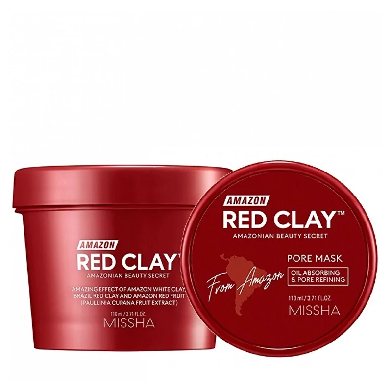 Čisticí maska s červeným jílem Amazon Red Clay™ (Pore Mask) Missha - 110 ml