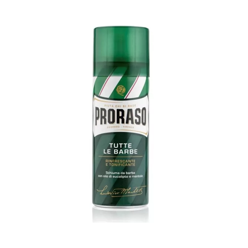 Cestovní osvěžující pěna na holení Green Eukalyptus (Shaving Foam) Proraso - 50 ml