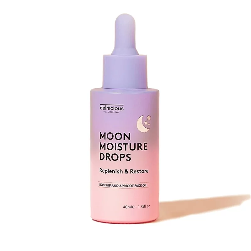 Noční pleťový olej Moon Moisture Drops (Face Oil) Delhicious - 40 ml