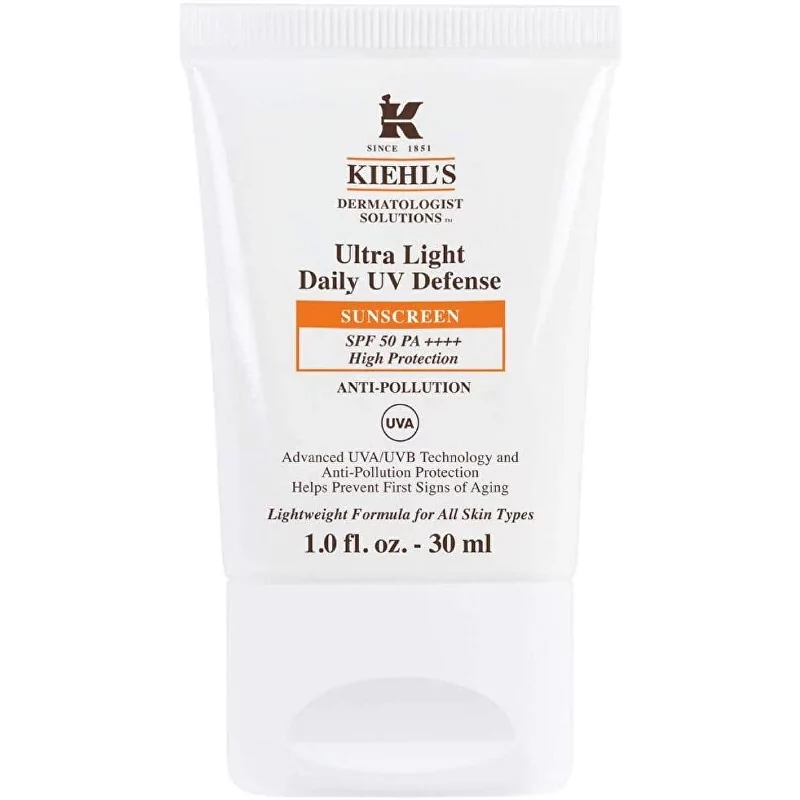 Lehký ochranný pleťový krém SPF 50 Ultra Light (Daily UV Defense) Kiehl´s - 30 ml