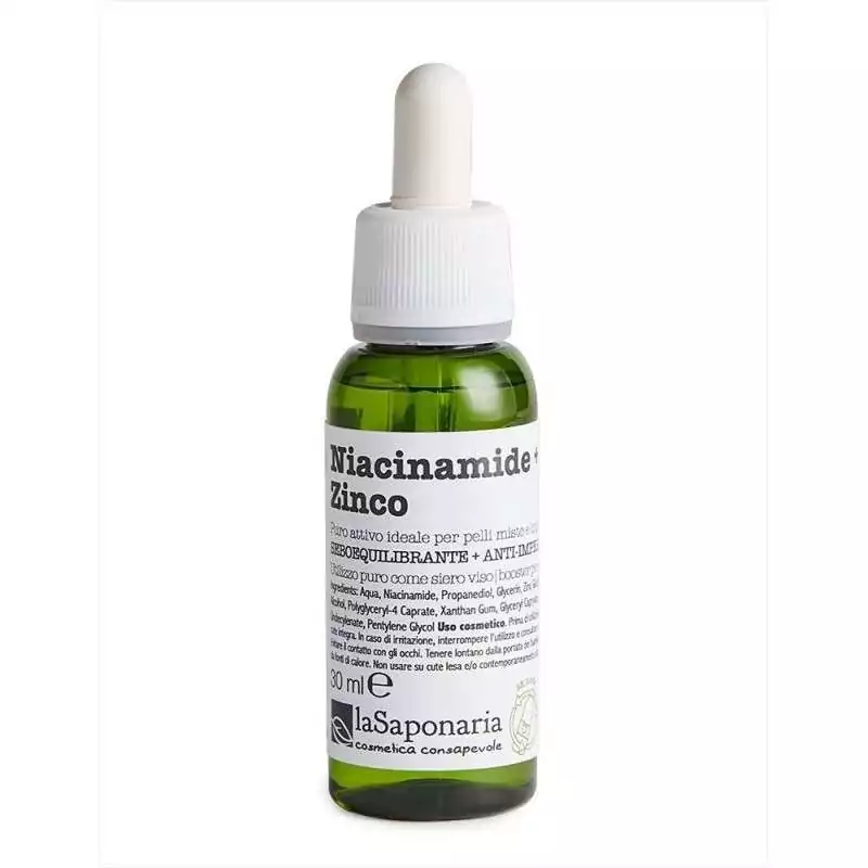 Pleťové sérum niacínamid (vitamín B3) + zinok laSaponaria - 30 ml