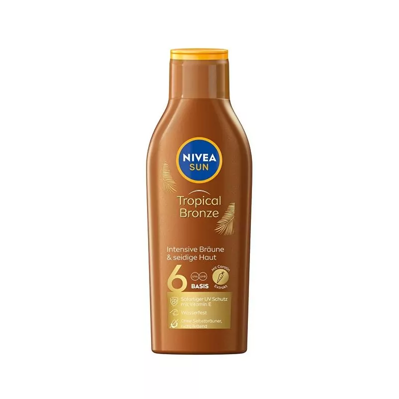 Mléko na opalovaní s betakarotenem SPF 6 Sun (Carotene Sun Lotion) Nivea - 200 ml