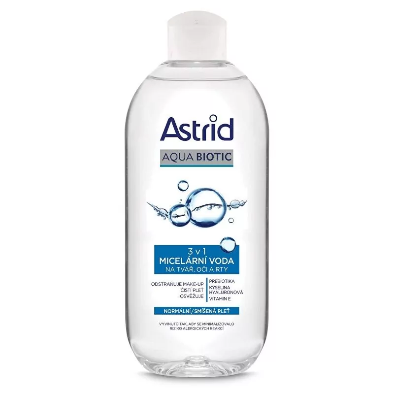 Micelární voda pro normální a smíšenou pleť Fresh Skin 3v1 Astrid - 400 ml