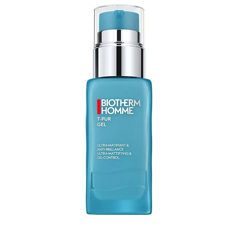 Matující pleťový gel pro muže Homme T-Pur (Ultra-Mattifying and Oil-Control Gel) Biotherm - 50 ml