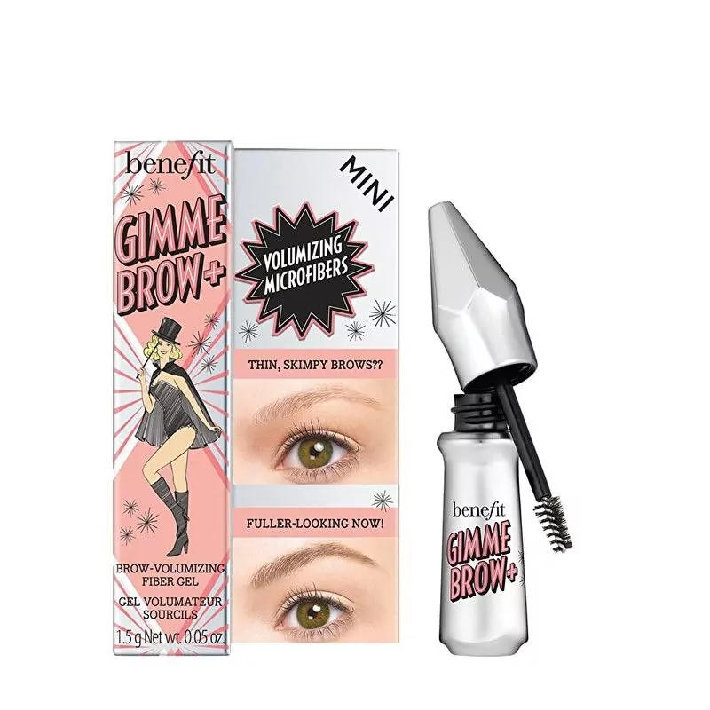 Objemový gel na obočí Gimme Brow+ (Brow Volumizing Fiber Gel Mini) Benefit / Odstín: 3 - 1,5 g