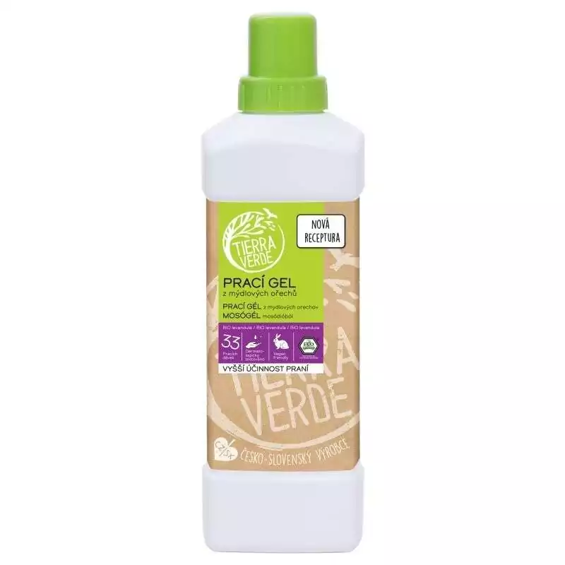 Prací gel s levandulí inovovaná receptura BIO Tierra Verde - 1000 ml