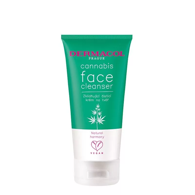 Zklidňující čisticí krém na tvář s konopným olejem Cannabis (Face Cleanser) Dermacol - 150 ml