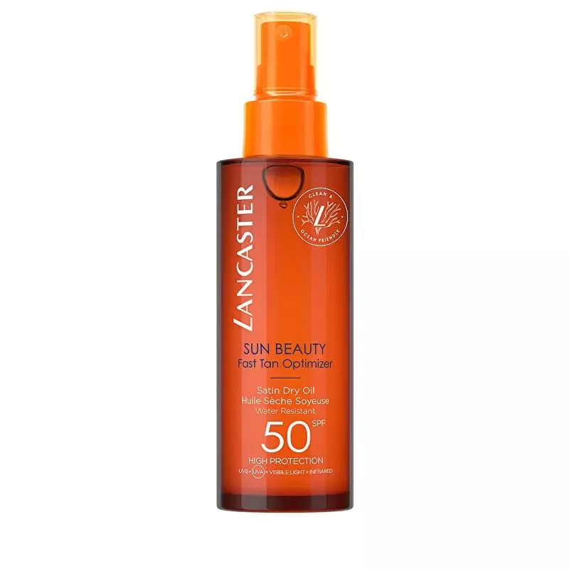 Suchý olej na opalování SPF 50 Sun Beauty (Satin Dry Oil) Lancaster - 150 ml