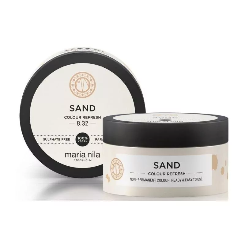 Jemná vyživující maska bez permanentních barevných pigmentů 8.32 Sand (Colour Refresh Mask) Maria Nila - 750 ml