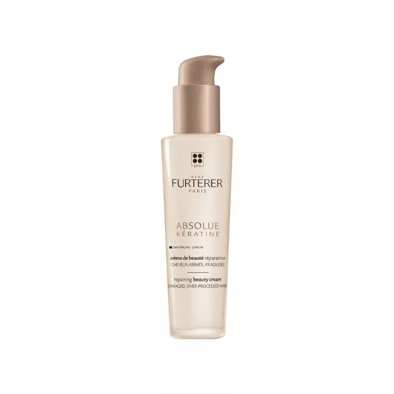 Bezoplachový obnovující krém pro poškozené vlasy Absolue Keratine (Repairing Beauty Cream) René Furterer - 100 ml