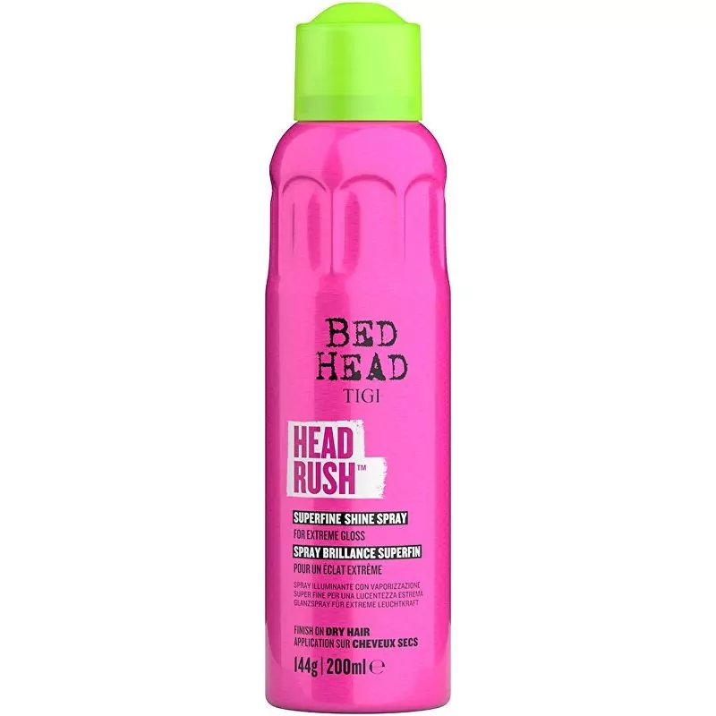 Sprej pro lesk vlasů Bed Head Headrush (Superfine Shine Spray) Tigi - 200 ml