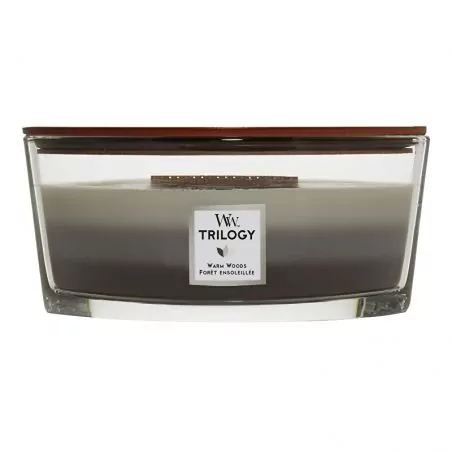 Vonná svíčka loď Trilogy Warm Woods WoodWick - 453 g