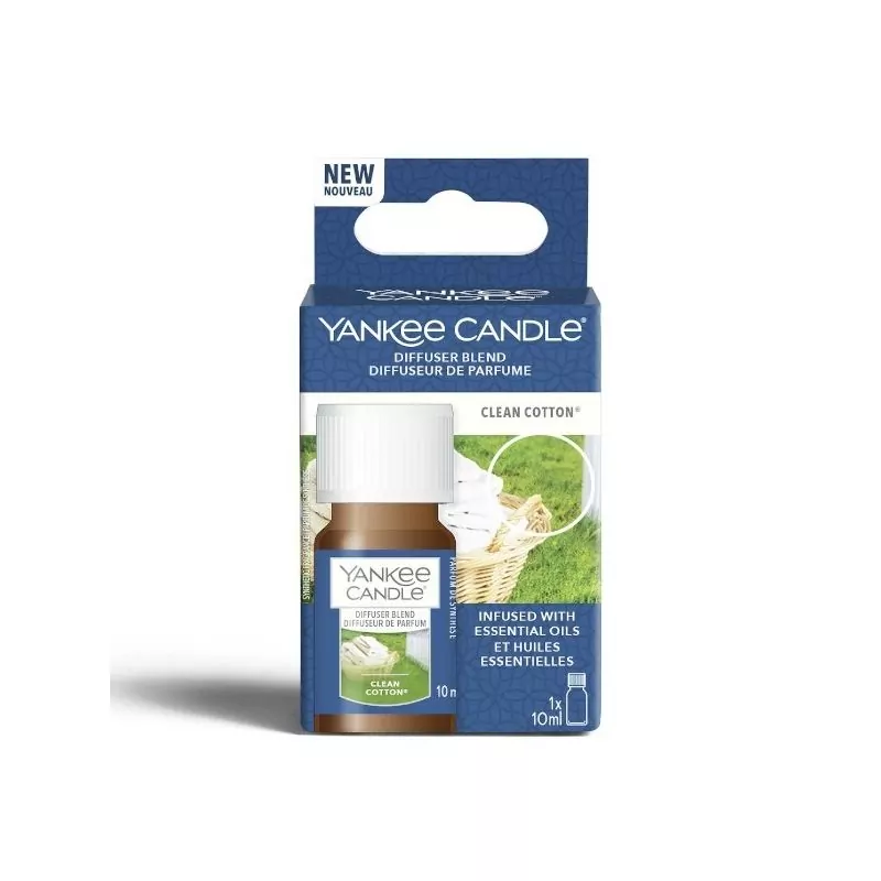 Aroma olej Clean Cotton Yankee Candle - 10 ml