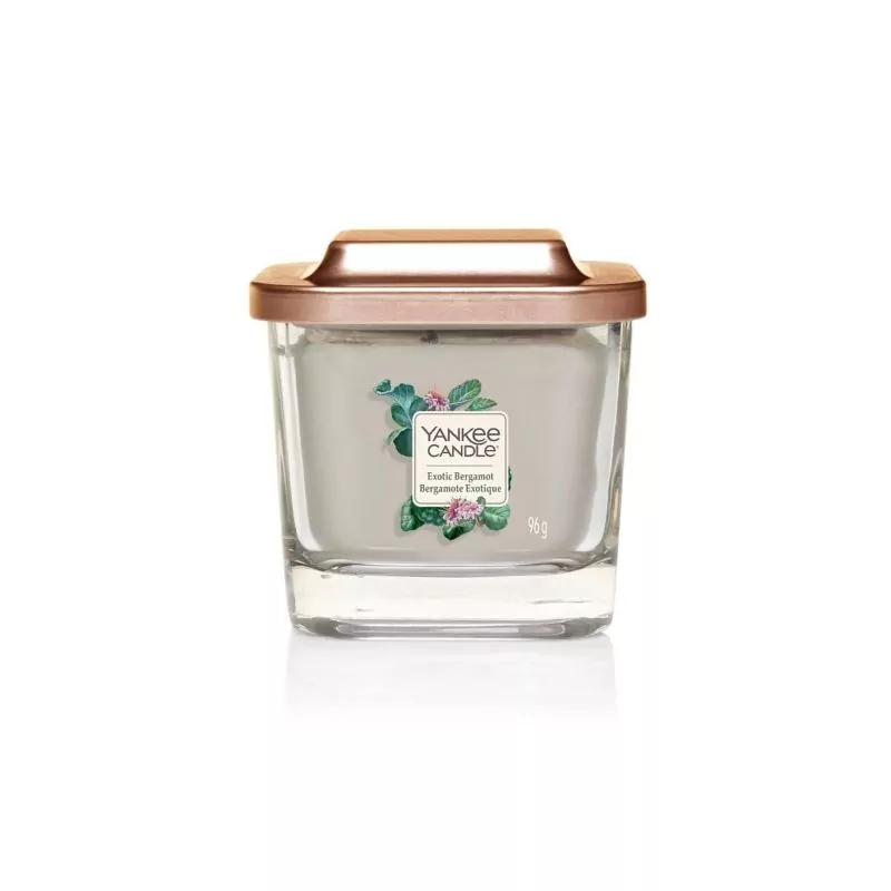 Aromatická svíčka malá hranatá Exotic Bergamot Yankee Candle - 96 g