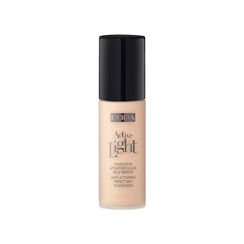 Tekutý make-up s aktivátorem světla Active Light (Perfect Skin Foundation) PUPA Milano / Odstín: 009 Light Porcelain - 30 ml