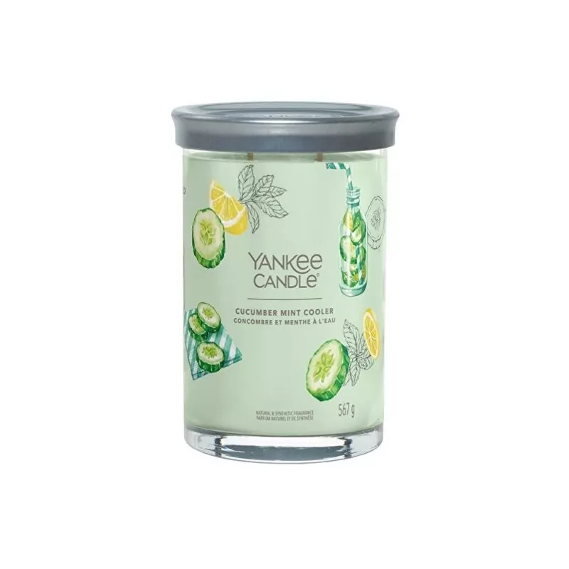 Aromatická svíčka Signature tumbler velký Cucumber Mint Cooler Yankee Candle - 567 g